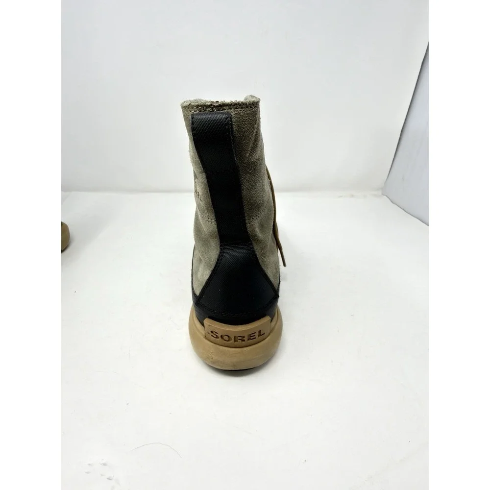 Sorel‎ Explorer Waterproof Boots Men's 11 Suede Winter Hiking Sage Green NM4499